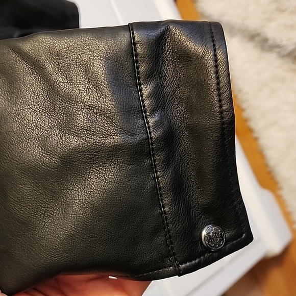 Black Faux Leather Jacket - Picture 5 of 6